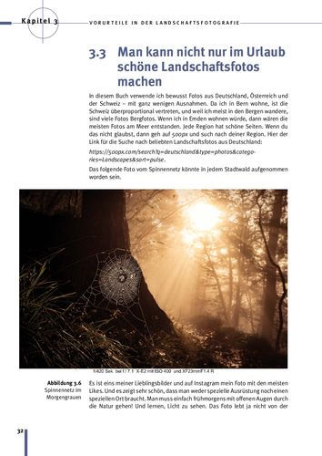 Landschaftsfotografie Tutorial: Trainingsbuch zum Fotografieren lernen Seite 32