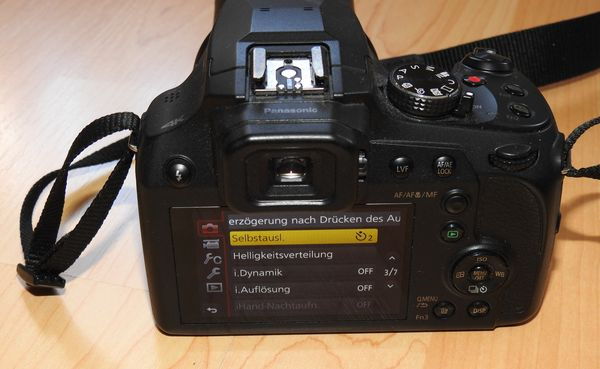 Lumix DC-FZ82 Menü geöffnet