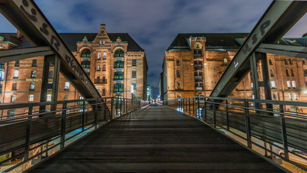 Architekturfotografie Brücke Gebäude