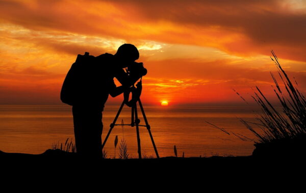 Sonnenuntergang Fotograf Kamera Sonnenuntergang Fotograf Kamera