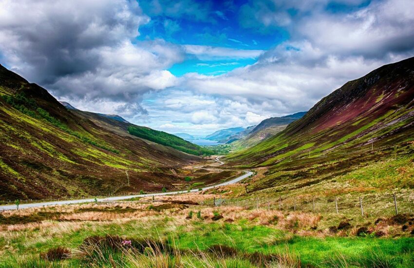 schottland highlands landschaft weitwinkelobjektiv