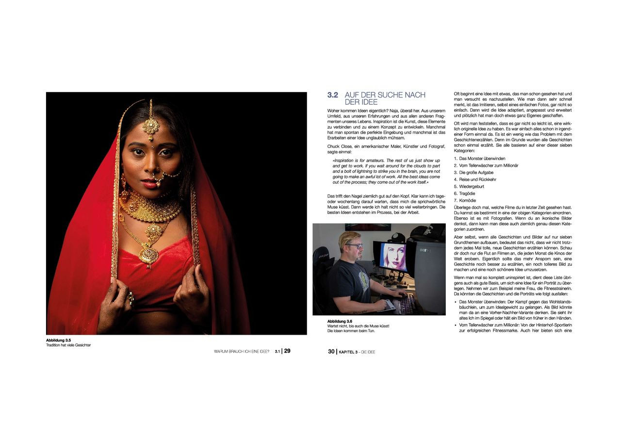 Blick ins Buch 1 Porträtfotografie mitp Edition ProfiFoto