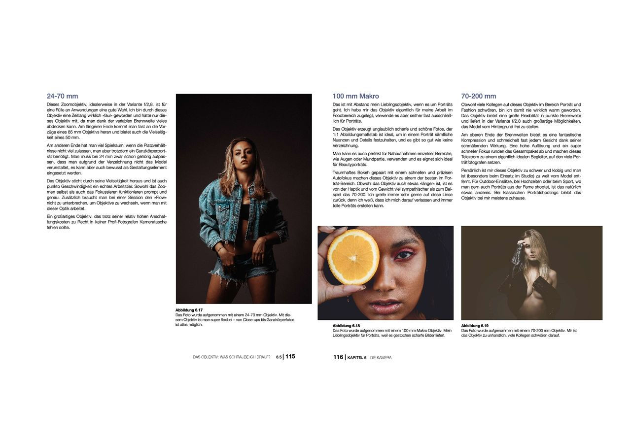 Blick ins Buch 3 Porträtfotografie mitp Edition ProfiFoto