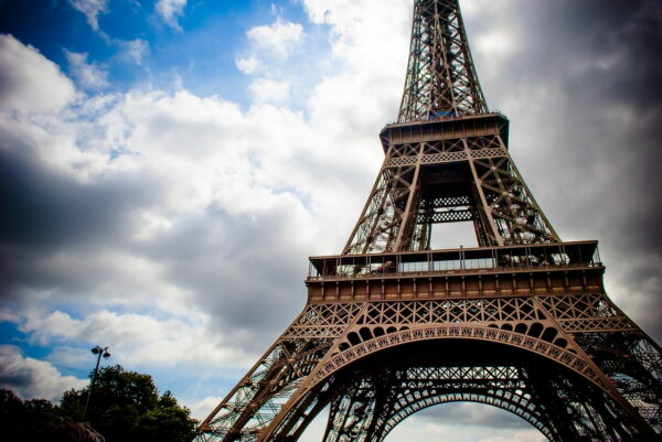 Teilaufnahme vom Pariser Eiffelturm