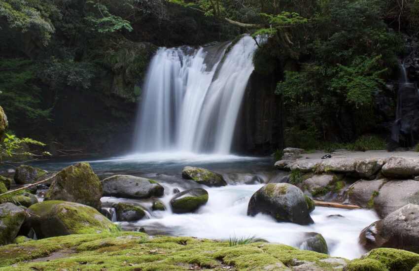 Wasserfall mit ND-Filter fotografiert