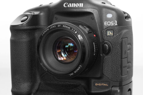 Vollformat-DSLR Canon EOS 1DsmitEF-50mm