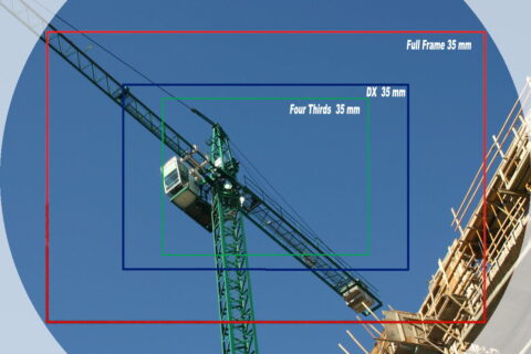 Crop Faktor Vergleich verschiedener Sensorgrößen