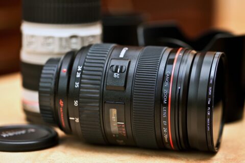 Canon Objektiv mit Hoya Kamerafilter