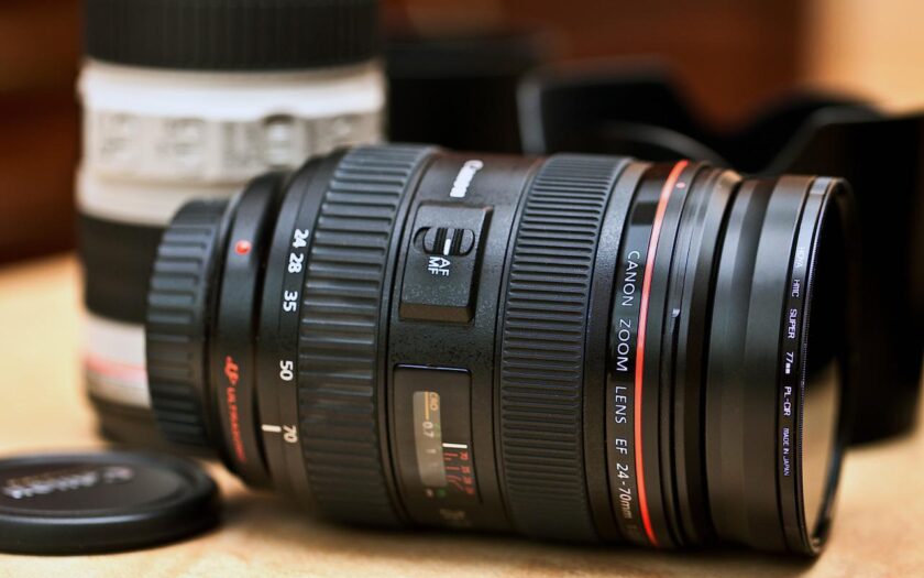 Canon Objektiv mit Hoya Kamerafilter