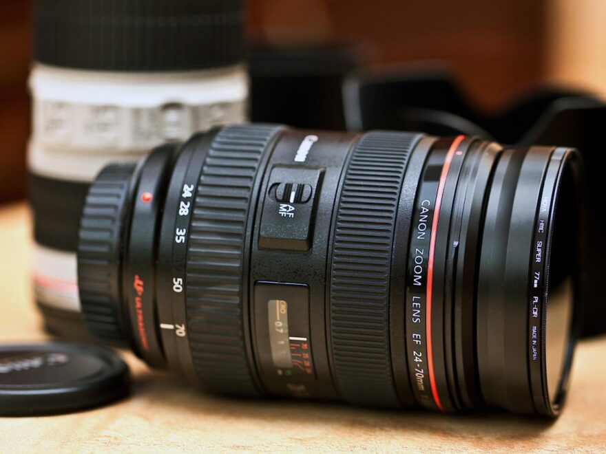 Canon Objektiv mit Hoya Kamerafilter