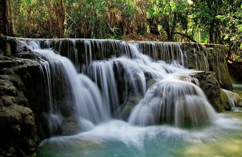 Fließendes Wasser fotografieren z.B. Wasserfall