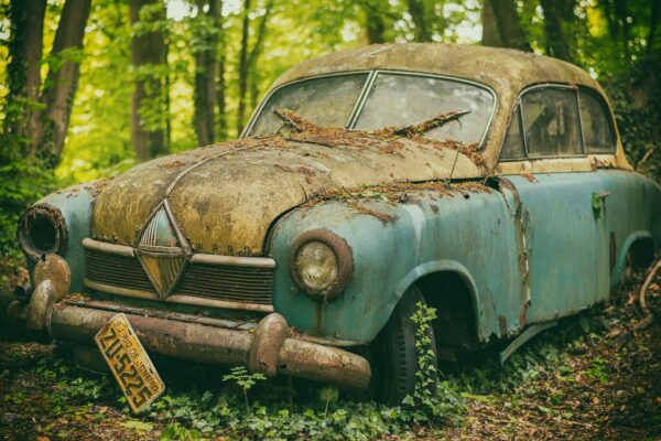 Lost Places Auto im Wald