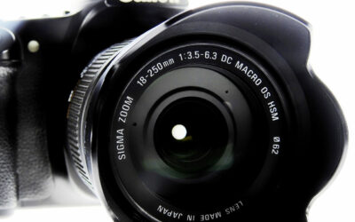 Sigma Zoomobjektiv 18-250 mm an Canon Spiegelreflexkamera