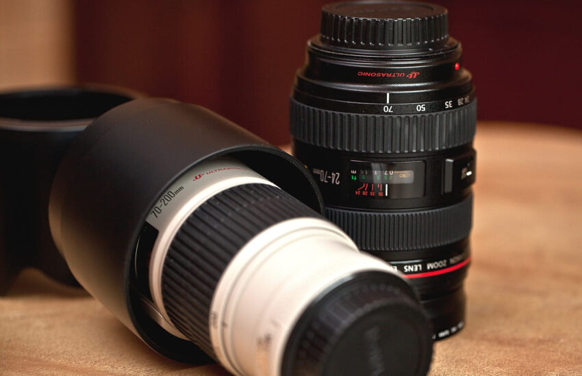 verschiedene Wechselobjektive