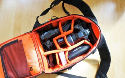 Rollei Fotoliner Fotorucksack gefüllt