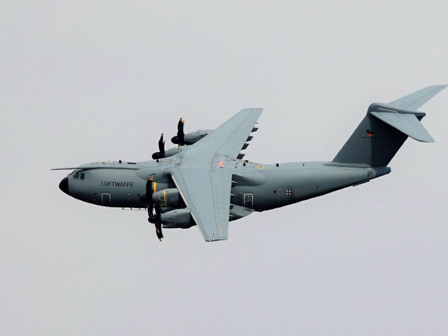 Airbus A400M in der Luft Wunstorf