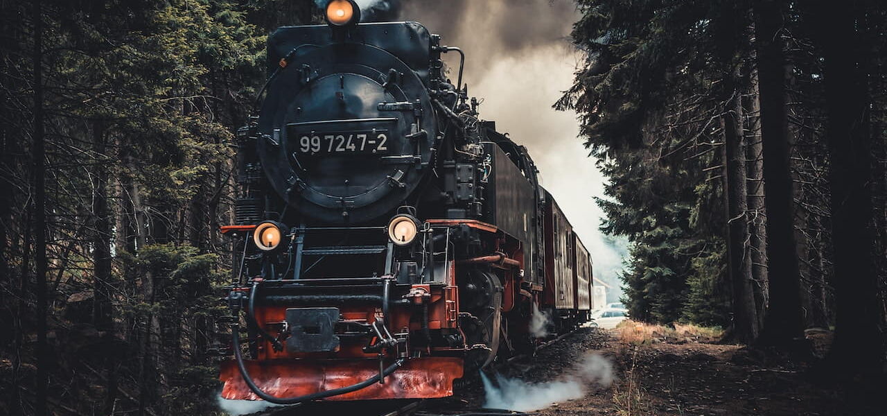 Eisenbahn Dampflok im Harz