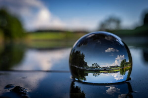 Lensball in der Landschaftsfotografie