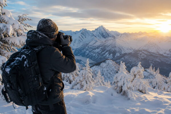 Fotografieren im Winter – Tipps für bessere Winterfotos Fotografieren im Winter in verschneiter Berglandschaft