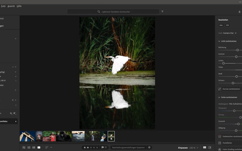 Bildbearbeitung in Lightroom CC