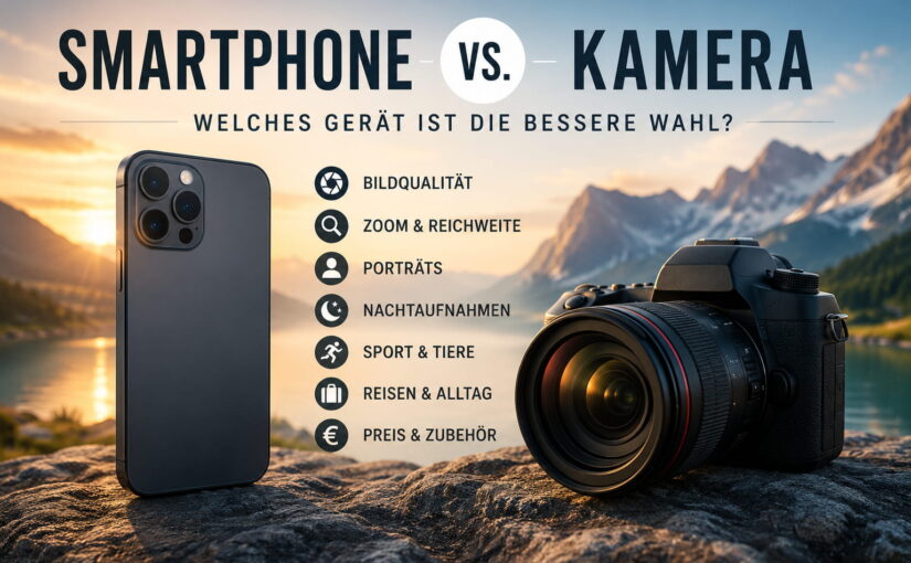 Smartphone gegen Kamera: Was ist wann die bessere Wahl?