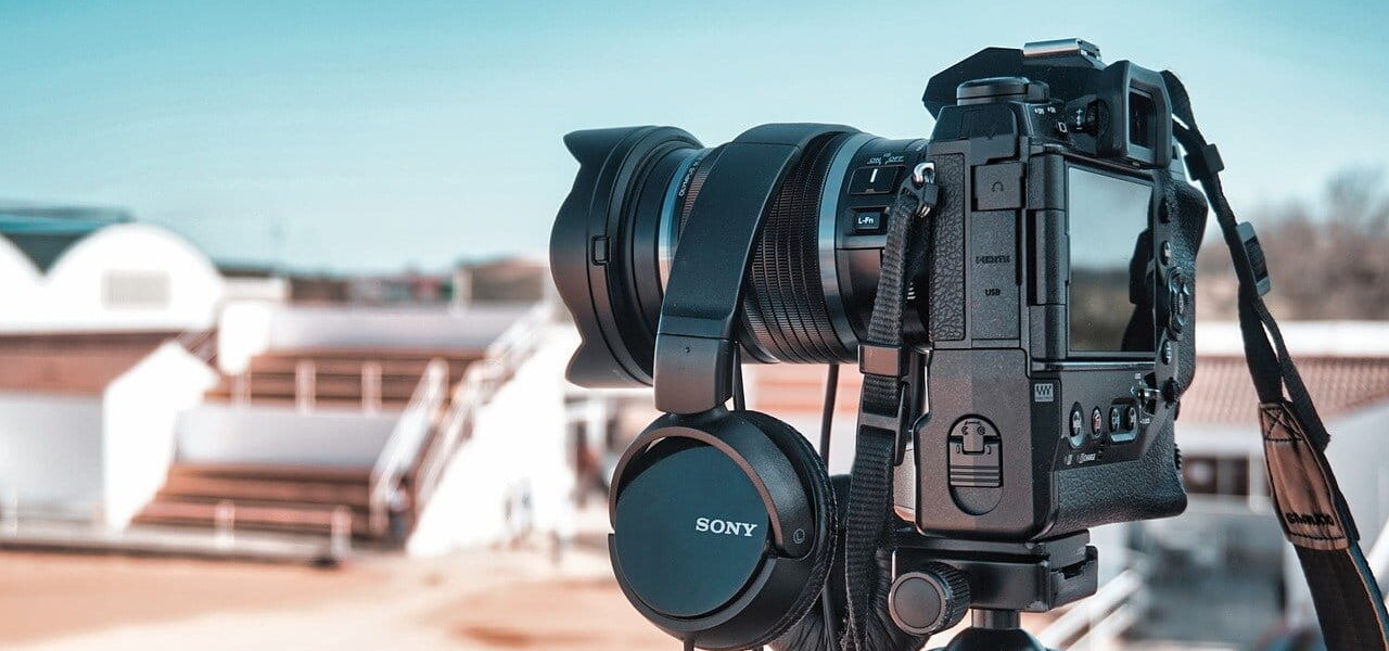 Sony Kamera mit Batteriegriff