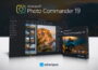 Screenshot des Ashampoo Photo Commander 19 mit Programmoberfläche und Verpackung