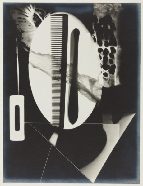 Man Ray „Champs délicieux“ (1922) – experimentelle Rayografie Gelatinesilberabzug von Man Ray aus dem Portfolio „Champs délicieux“ (1922) – Beispiel seiner experimentellen Rayografien