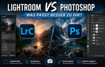 Lightroom vs Photoshop Vergleich Bildbearbeitung und Funktionen