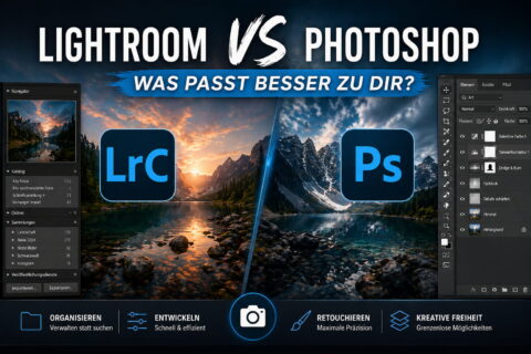 Lightroom vs Photoshop Vergleich Bildbearbeitung und Funktionen