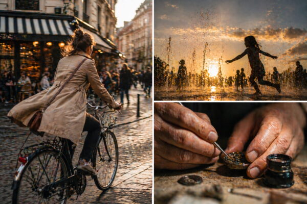 Menschen, Bewegung und Details kreativ fotografieren Collage aus Bewegung, Menschen und Detailaufnahmen als kreative Fotomotive